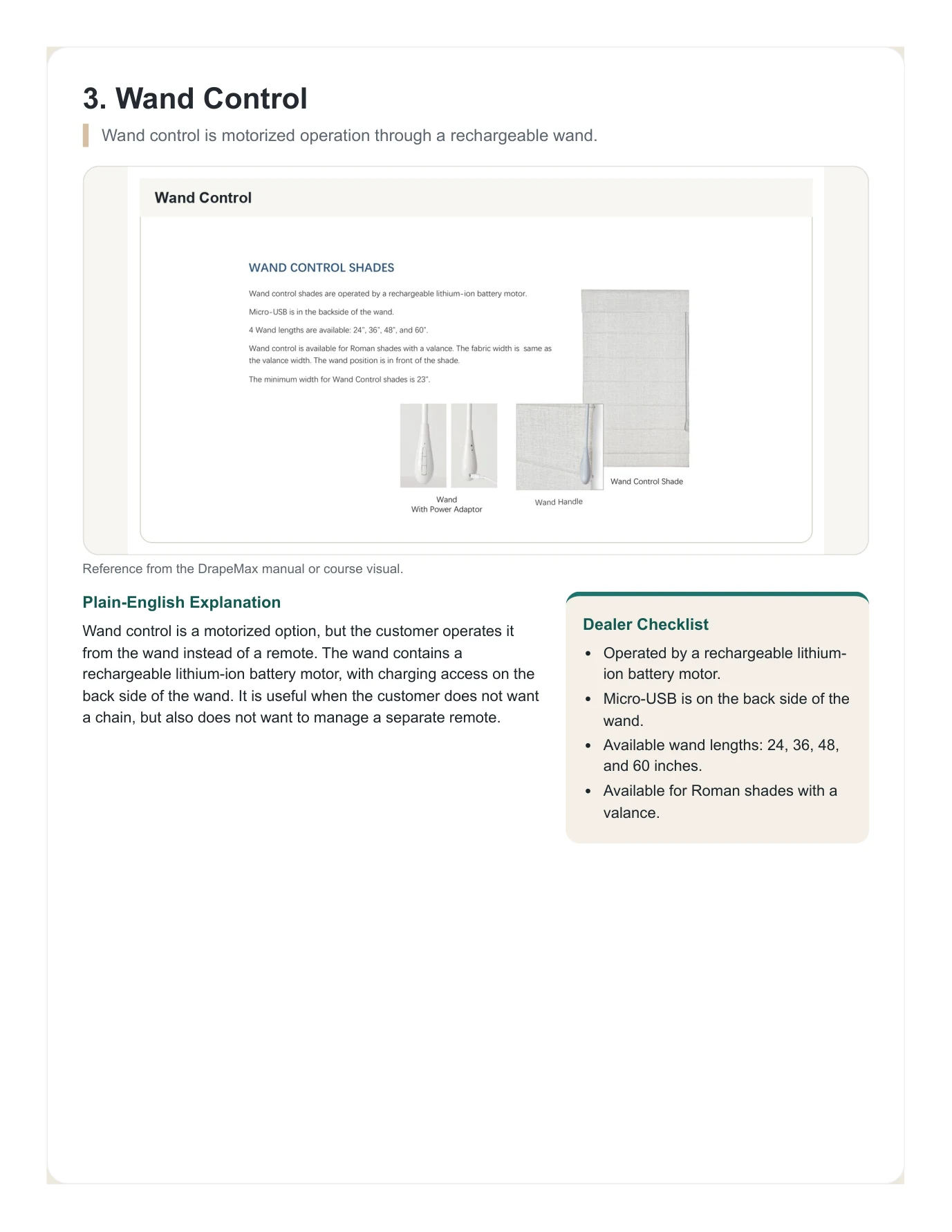 DrapeMax Roman Shade 101 Dealer Training Manual page 22