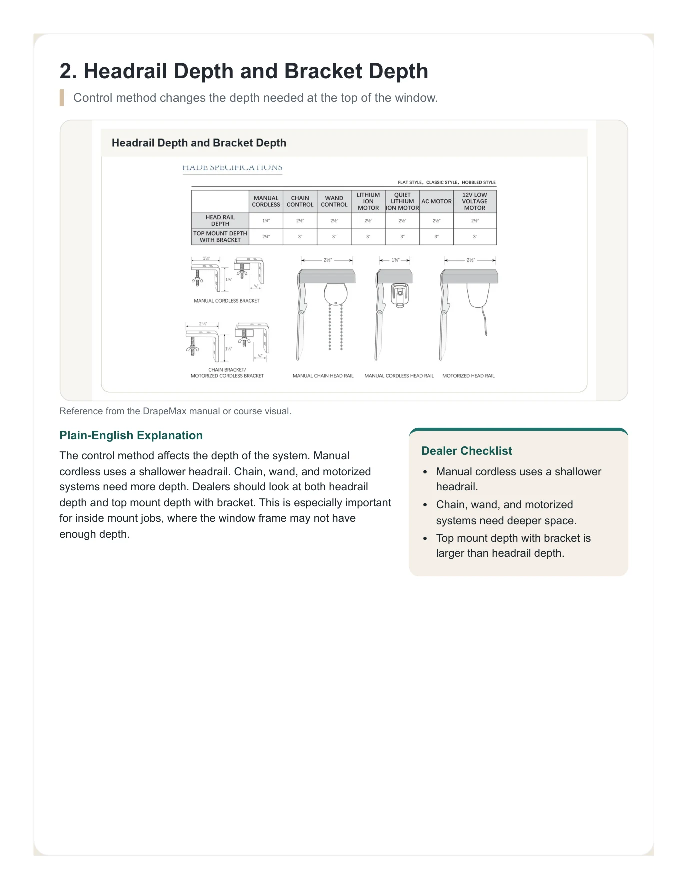 DrapeMax Roman Shade 101 Dealer Training Manual page 37