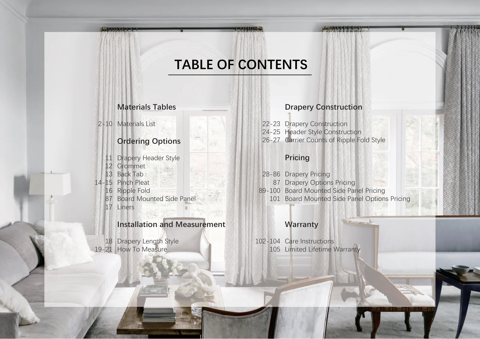 Drapery Guide page 2