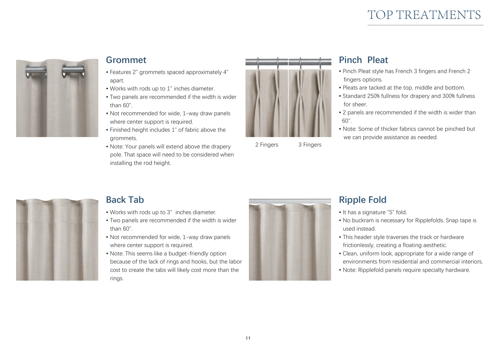 Drapery Guide page 12