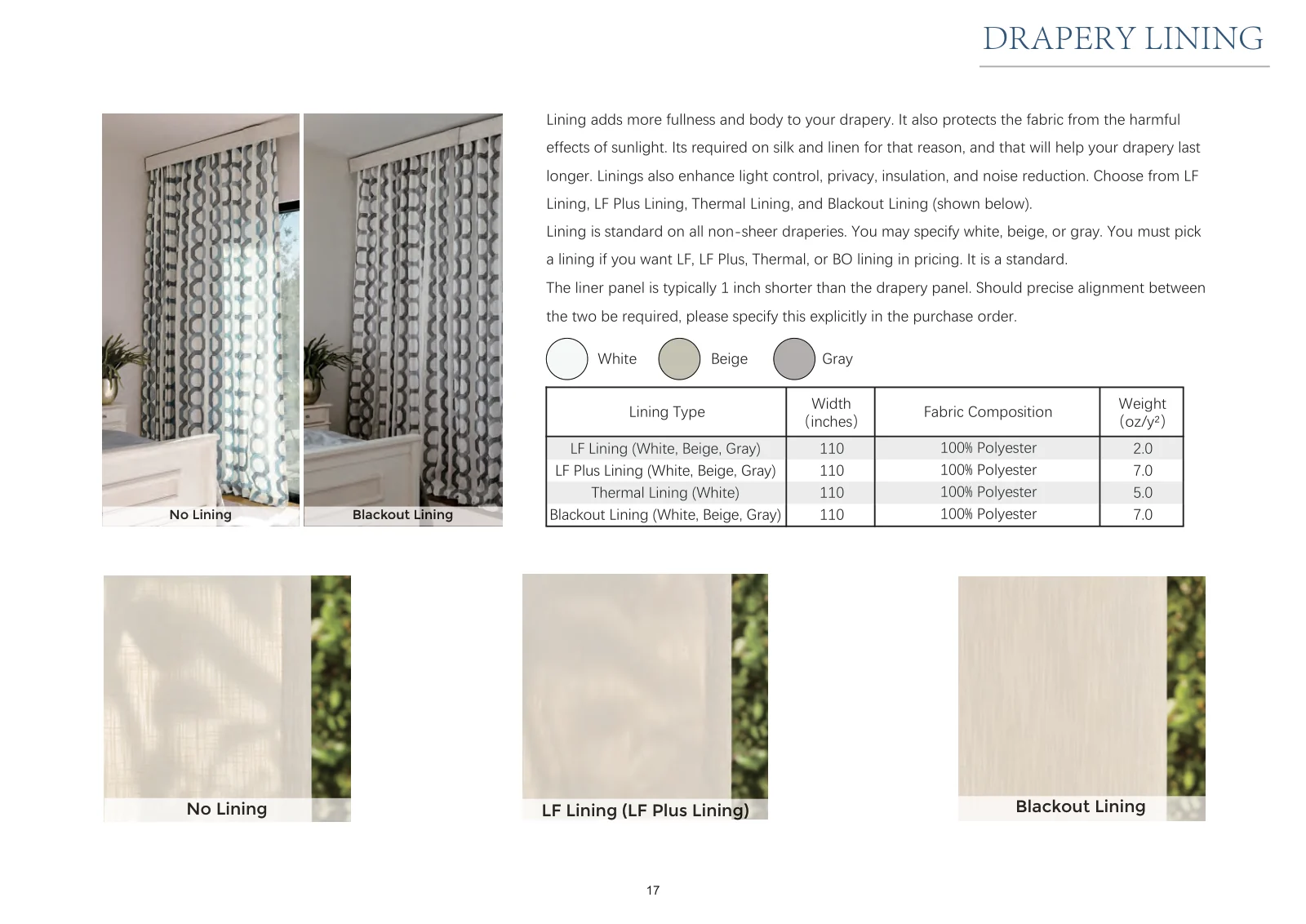 Drapery Guide page 18