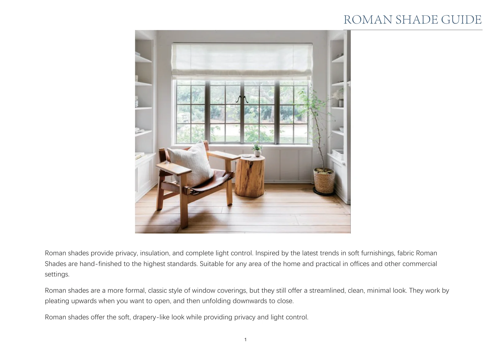 Roman Shade Guide page 2