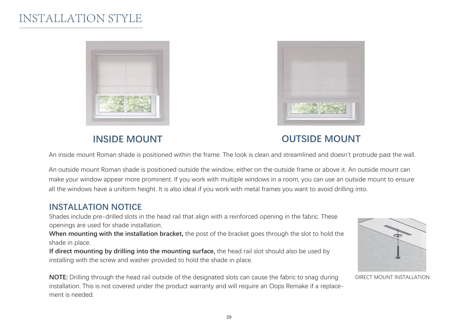 Roman Shade Guide page 30